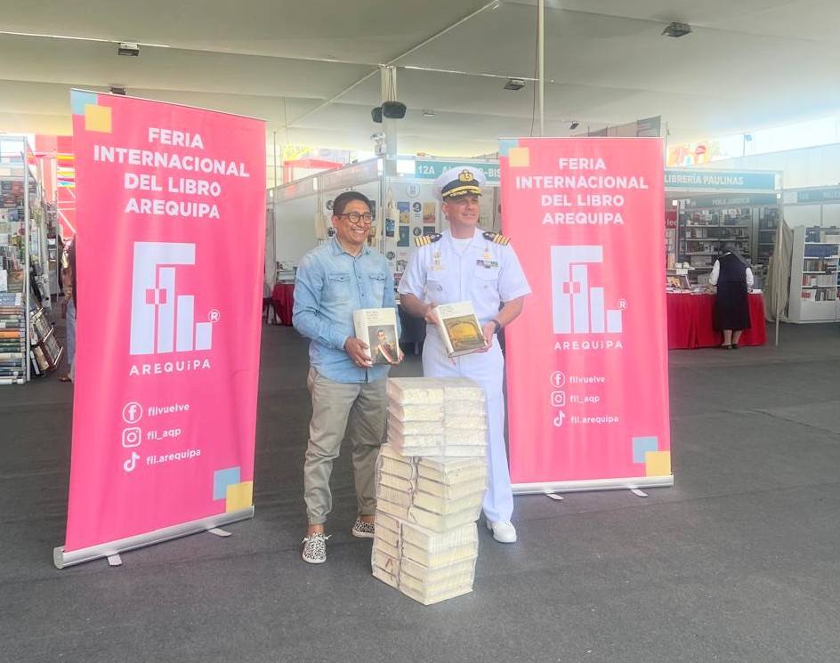 Donaciones al al Coordinador General de la FIL Arequipa Gonzalo Ávila Fernández. 