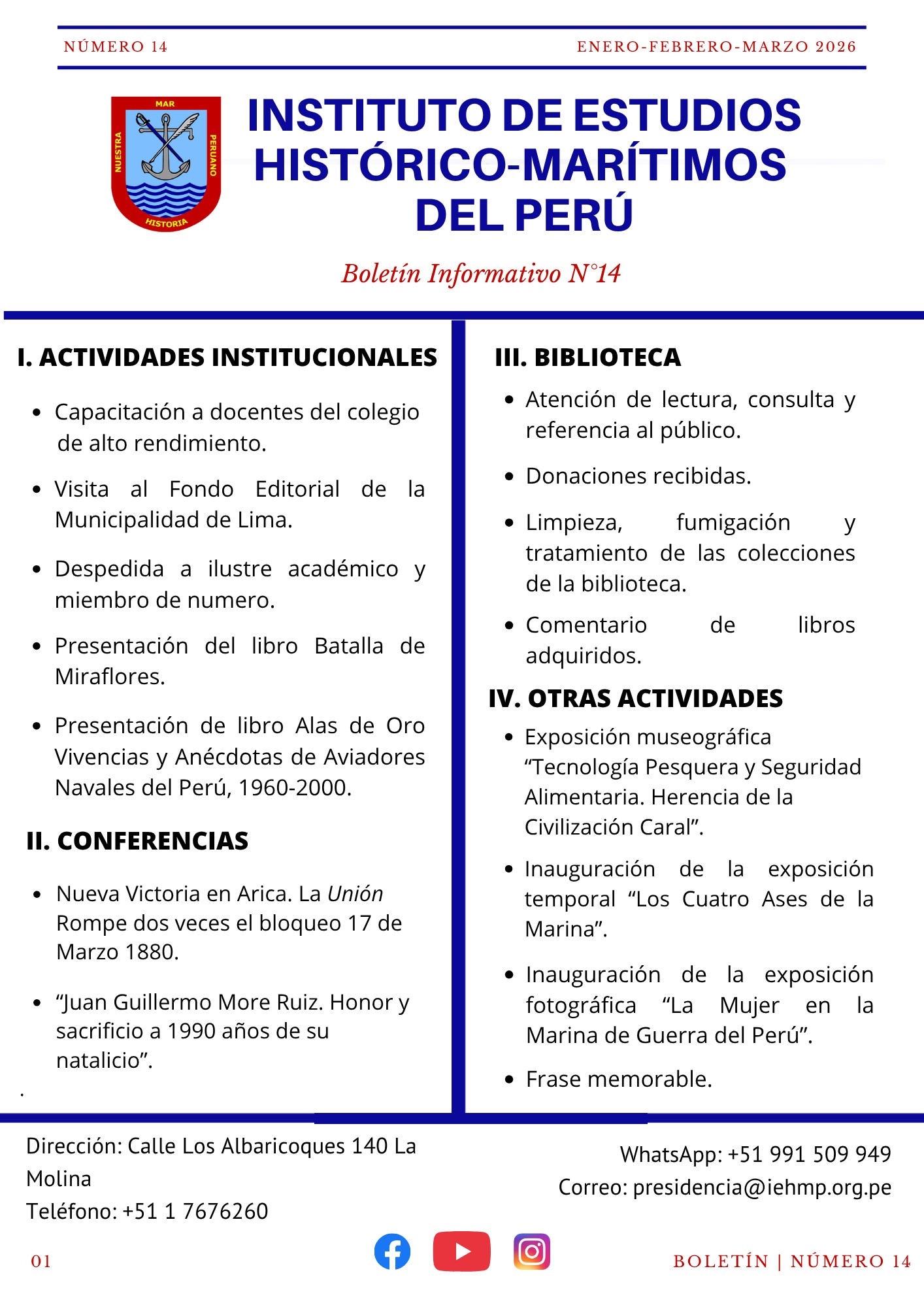 Boletín N° 14